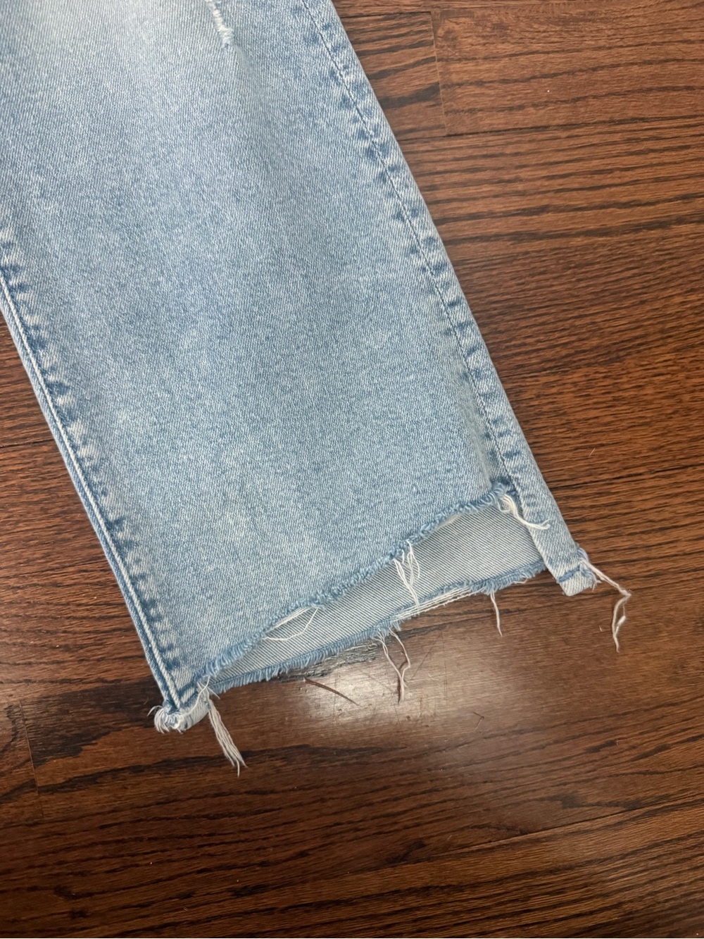 MOTHER - Light Blue Distressed Jeans - Picture 3 of 8